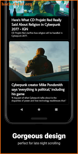 The Daily Fixer: Cyberpunk 2077 News Feed screenshot