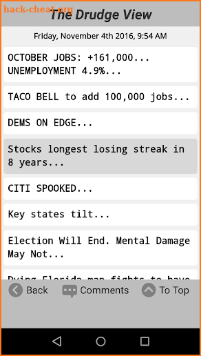 The Drudge View Pro screenshot