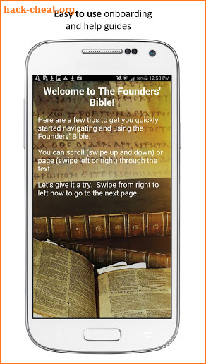 The Founders Bible screenshot