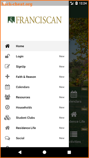 The FranciscanU app screenshot