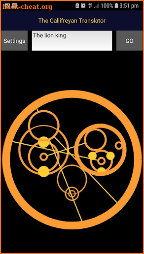 The Gallifreyan Translator screenshot