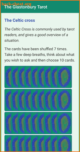 The Glastonbury Tarot screenshot