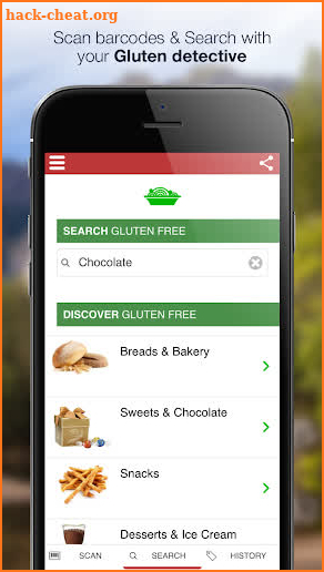 The Gluten Free Scanner · FULL screenshot