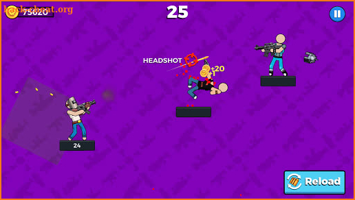 The Gunner: Stickman Weapon Hero screenshot