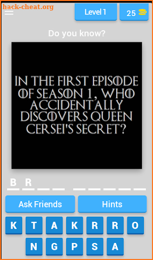 The Hardest Game of Thrones Quiz screenshot