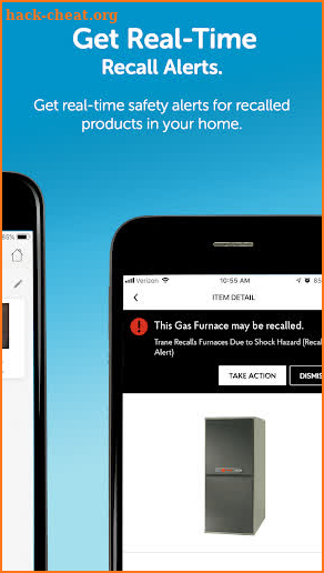 The HomeServe App screenshot