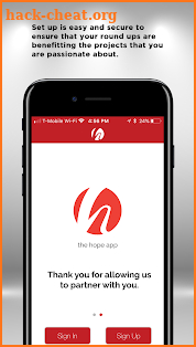 The Hope App screenshot