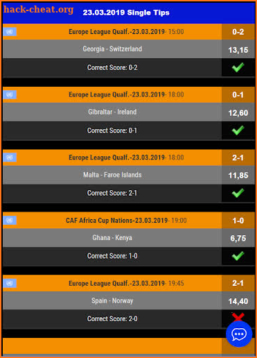 The HT/FT Betting Tips screenshot