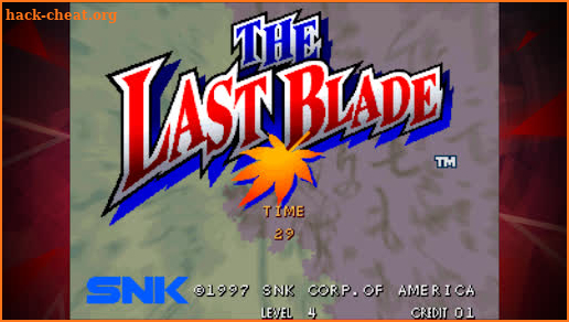 THE LAST BLADE ACA NEOGEO screenshot