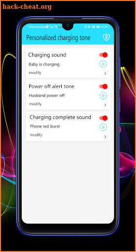 The latest mobile phone charging sound screenshot