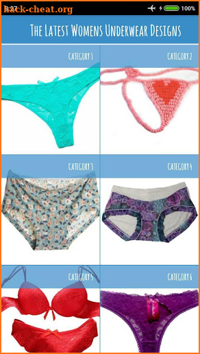 The Latest Womens Underwear Designs screenshot