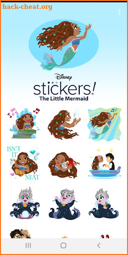 The Little Mermaid Stickers screenshot