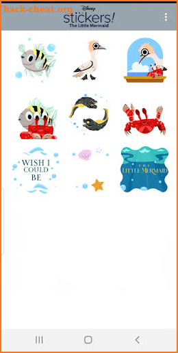 The Little Mermaid Stickers screenshot