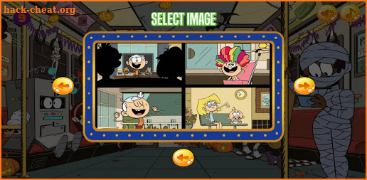 The loud House puzzle game screenshot