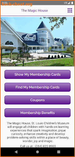 The Magic House, Membership screenshot