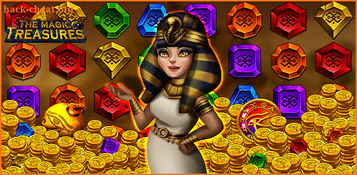 The magic treasures: Pharaoh's empire puzzle screenshot