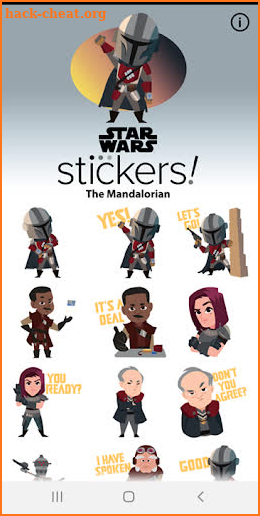 The Mandalorian Stickers screenshot