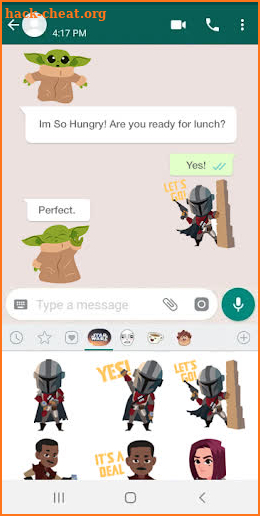 The Mandalorian Stickers screenshot