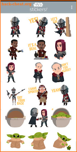 The Mandalorian Stickers screenshot