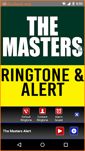 The Masters Theme Ringtone screenshot