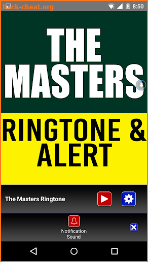 The Masters Theme Ringtone screenshot