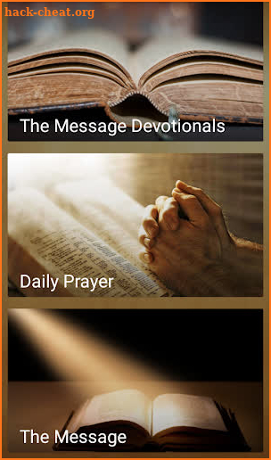 The Message Bible Free App screenshot