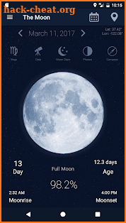 The Moon - Phases Calendar screenshot