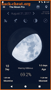 The Moon Pro - Calendar moon Phases screenshot