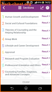 The NCE & CPCE Exam Prep App screenshot