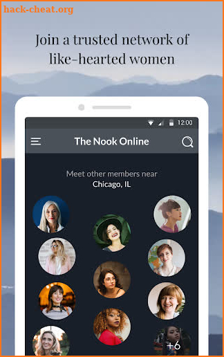 The Nook Online screenshot