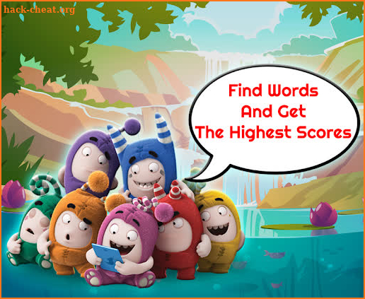 The Oddbods Word Search screenshot