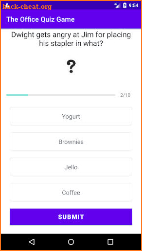 The Office Quiz Game screenshot