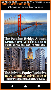 The Pension Bridge Events screenshot