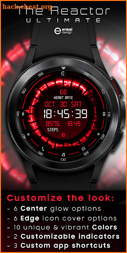 The Reactor Ultimate - watch face screenshot