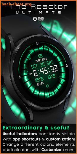 The Reactor Ultimate - watch face screenshot