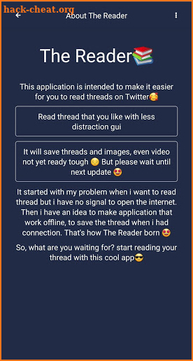 The Reader - Twitter Thread Reader screenshot