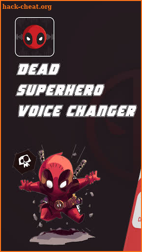 The realistic dead superhero voice changer screenshot