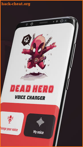 The realistic dead superhero voice changer screenshot