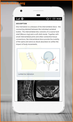 THE SPINE APP screenshot