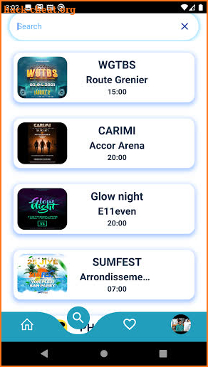 The Spot Events screenshot