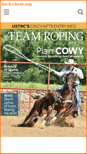 The Team Roping Journal screenshot