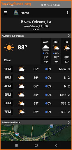 The United Cajun Navy Weather screenshot