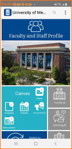 The University of Memphis screenshot