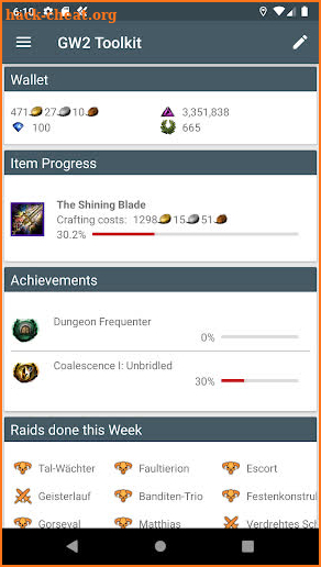 The Unofficial Toolkit for GW2 screenshot