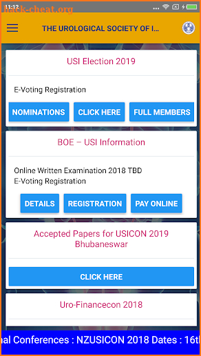 The Urological Society of India screenshot