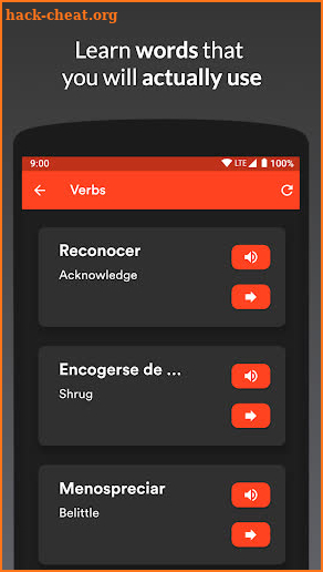 The Vocabulary Builder (QuickGlish) screenshot