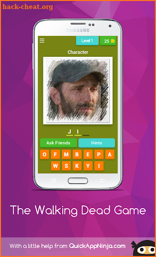 The Walking Dead Game. Characters. Quiz. screenshot