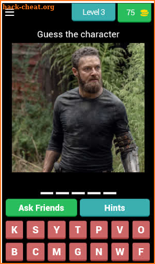 The walking dead Quiz game screenshot