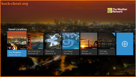 The Weather Network TV App screenshot