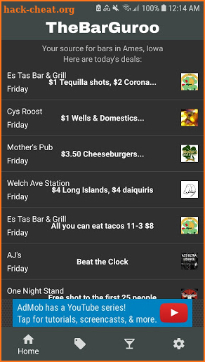 TheBarGuroo - Ames, Iowa Bar Deals screenshot